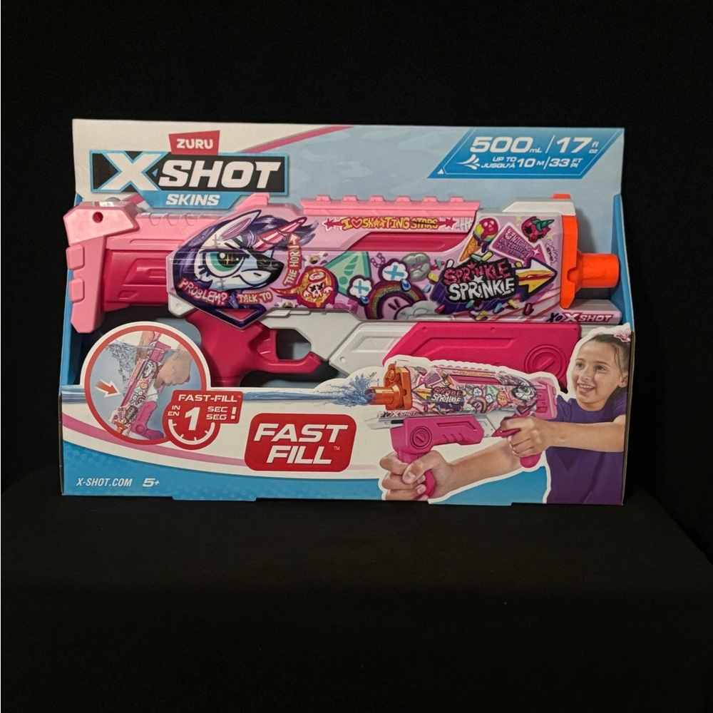 Fast fill water gun